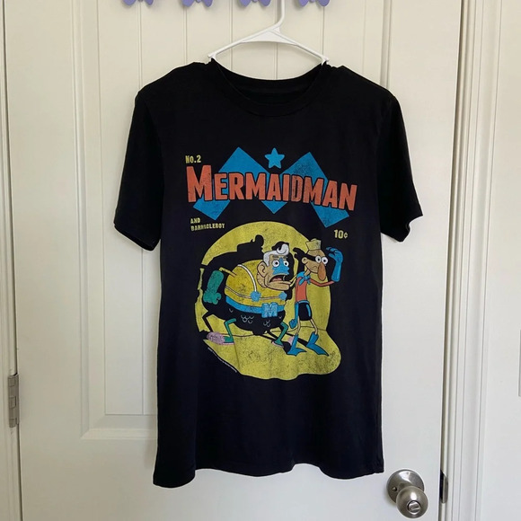 Nickelodeon‎ men’s Mermaidman tshirt — medium - Picture 1 of 4